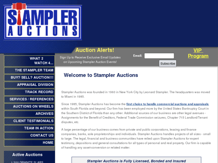 www.stamplerauctions.com