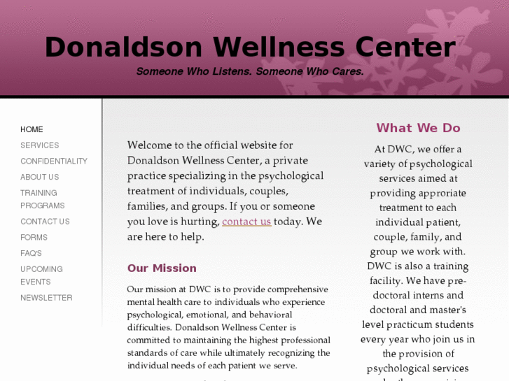 www.donaldsonwellnesscenter.com