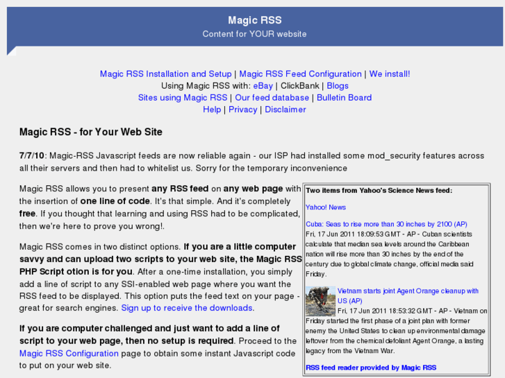 www.magicrss.com