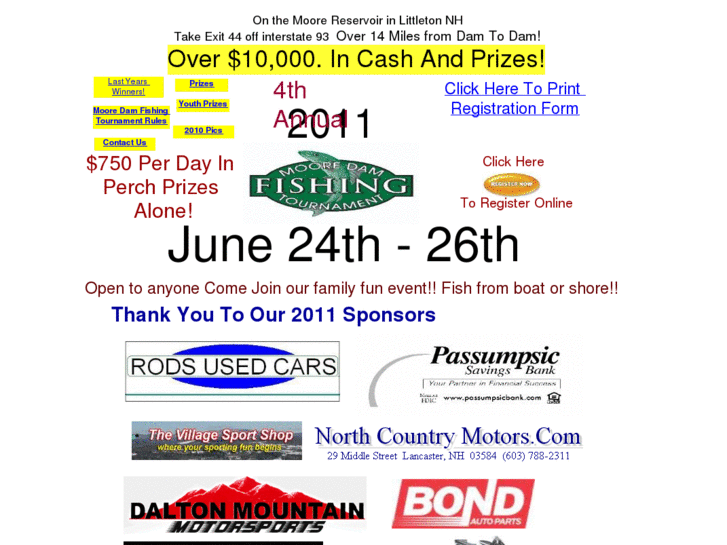 www.mooredamfishingtournament.com