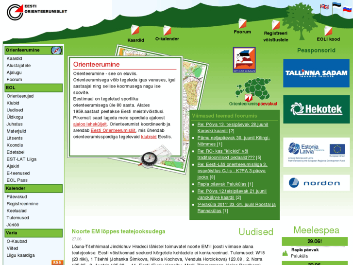 www.orienteerumine.ee