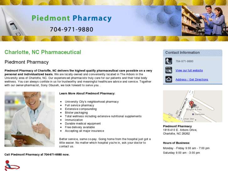 www.piedmontpharmacycharlotte.com