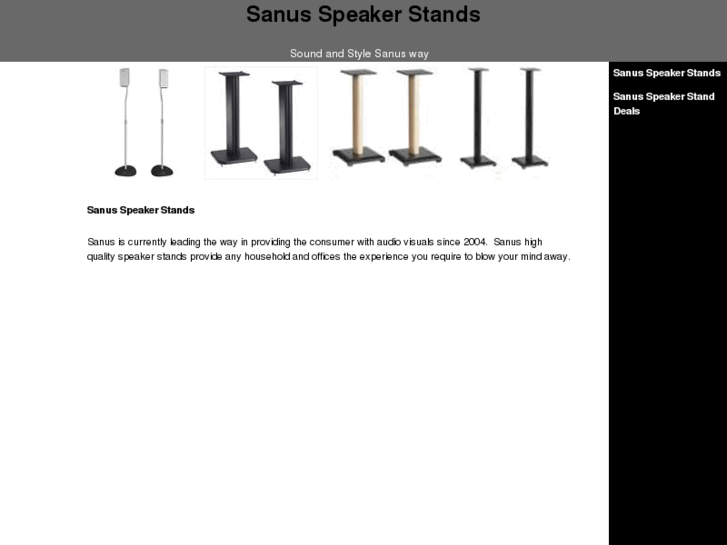 www.sanusspeakerstands.com