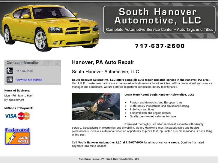 www.southhanoverautomotive.net