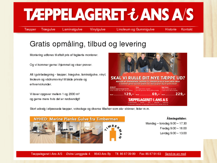 www.taeppelageret.dk