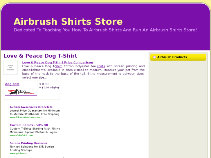 www.airbrushshirtsstore.com