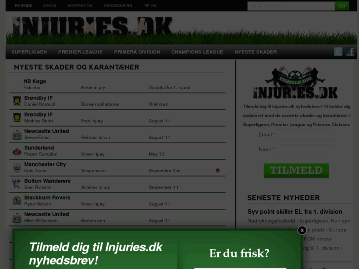 www.injuries.dk