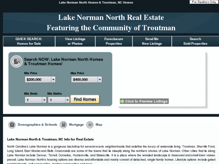 www.lakenormannorth-realestate.com