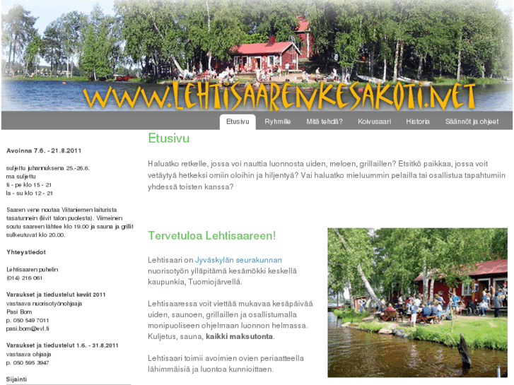 www.lehtisaarenkesakoti.net