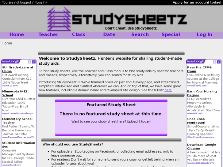 www.studysheetz.com