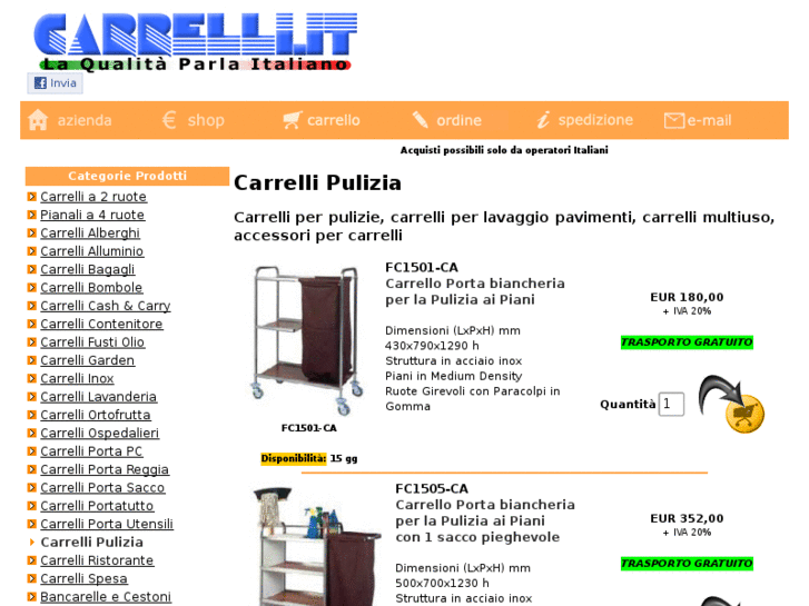 www.carrellipulizia.com