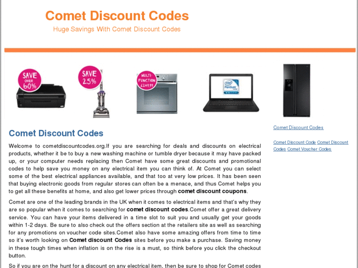 www.cometdiscountcodes.org