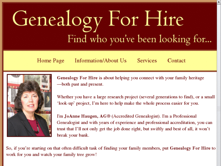 www.genealogyforhire.com