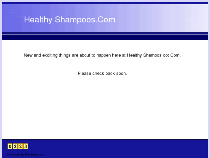 www.healthyshampoos.com