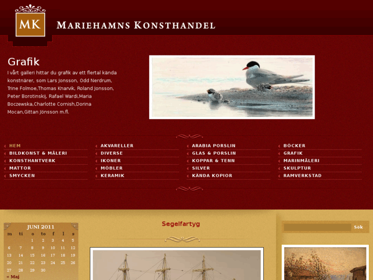 www.mariehamnskonsthandel.com