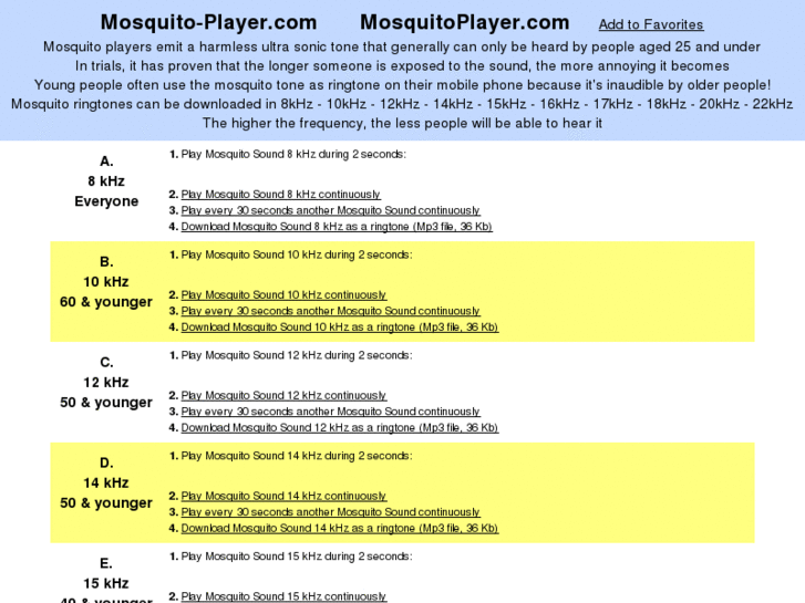 www.mosquito-player.com