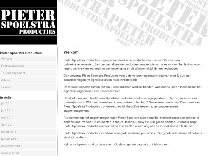 www.pieterspoelstraproducties.nl