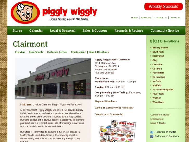 www.pigglywigglyclairmont.com