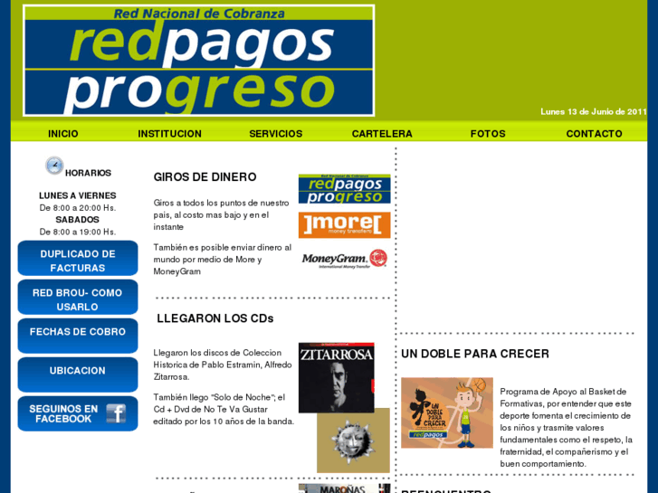 www.redpagosprogreso.com