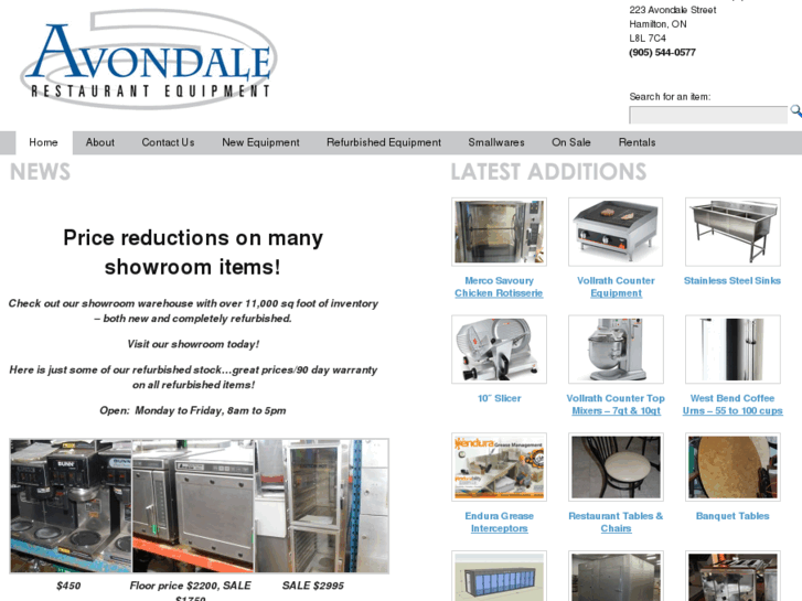 www.avondalequipment.com