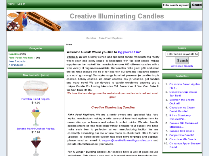 www.creativeilluminatingcandles.com