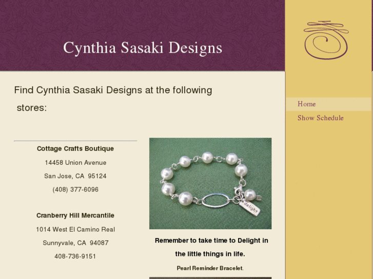 www.cynthiasasakidesigns.com