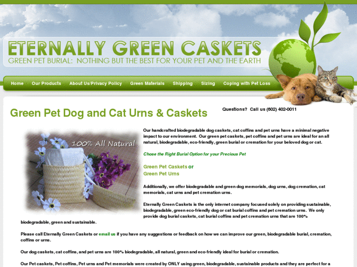 www.eternallygreencaskets.com