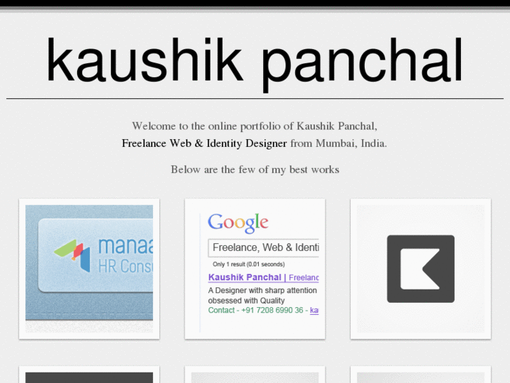 www.kaushikpanchal.com