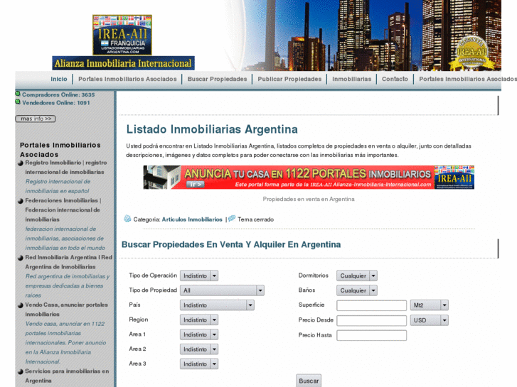 www.listadoinmobiliariasargentina.com