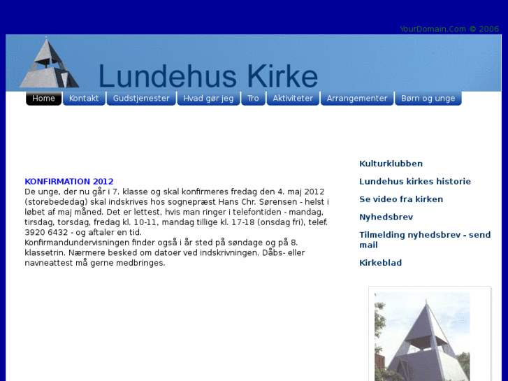 www.lundehuskirke.dk