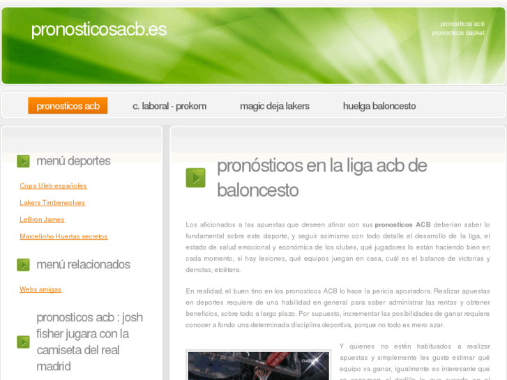 www.pronosticosacb.es