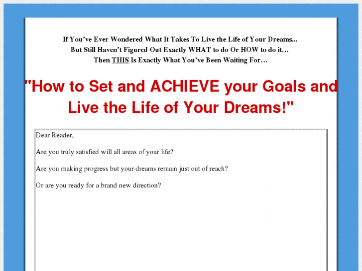 www.thegoalsworkshop.com