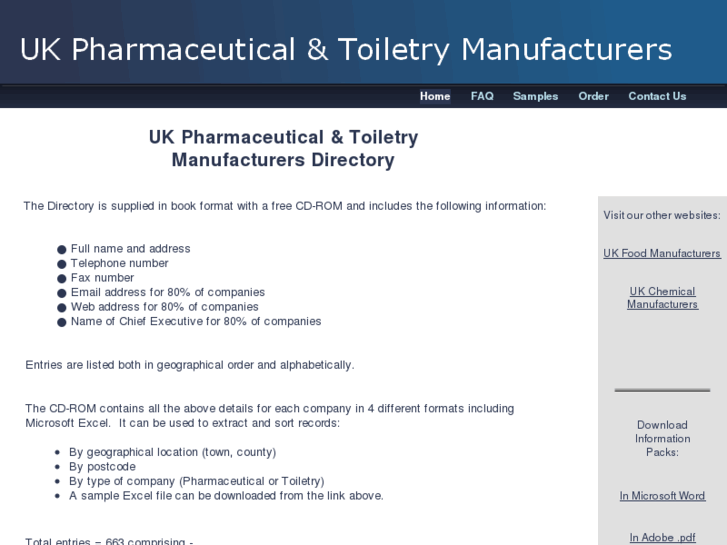 www.ukpharmaceuticalmanufacturers.co.uk