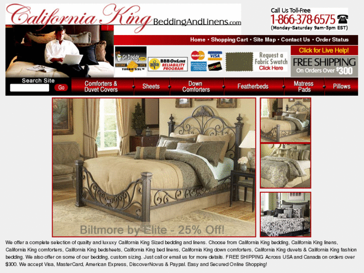 www.californiakingbeddingandlinens.com