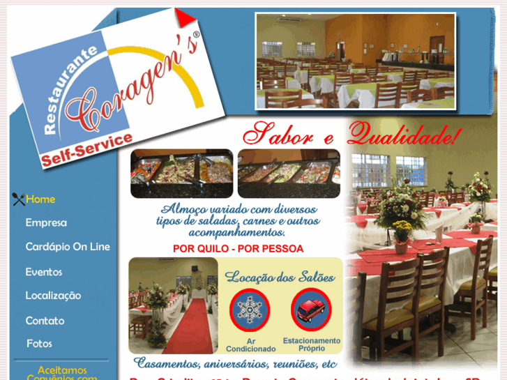 www.coragensrestaurante.com