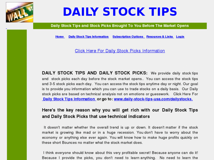 www.daily-stock-tips-usa.com