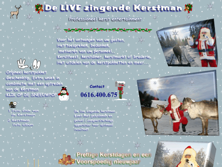 www.dezingendekerstman.com