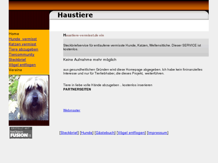 www.haustiere-vermisst.de