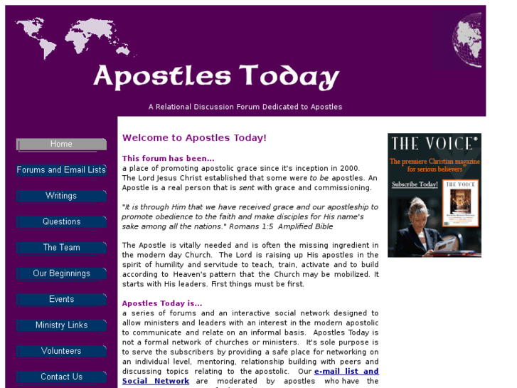 www.apostles-today.net