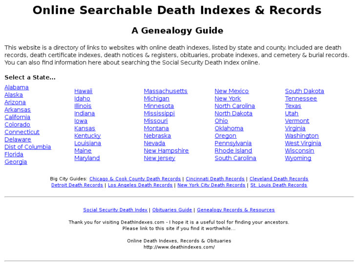 www.deathindexes.com