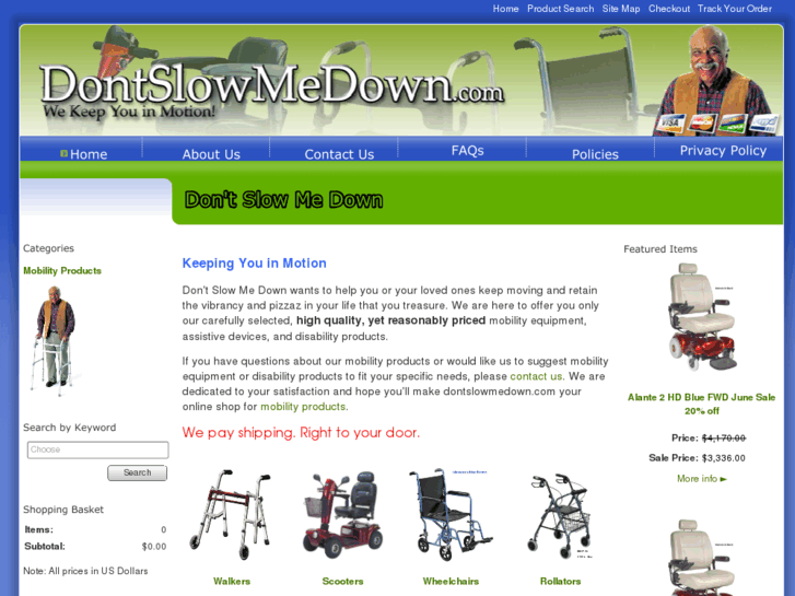 www.dontslowmedown.com