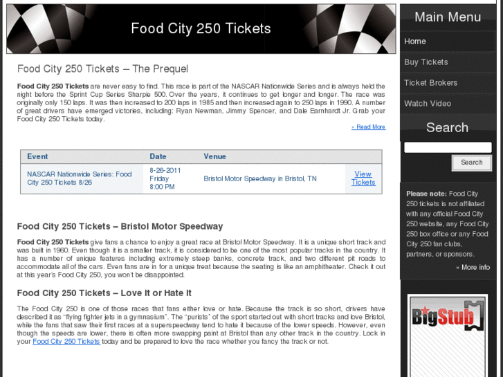 www.foodcity250tickets.com