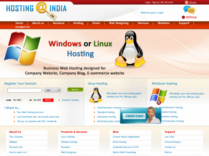 www.hostingatindia.com