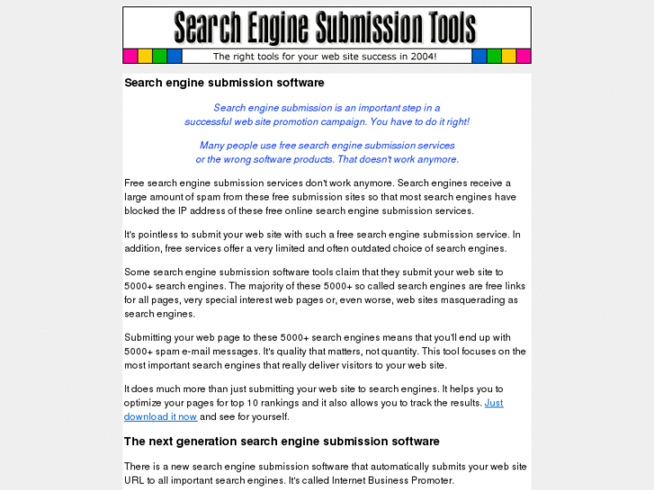 www.search-engine-submission-software-tools.com