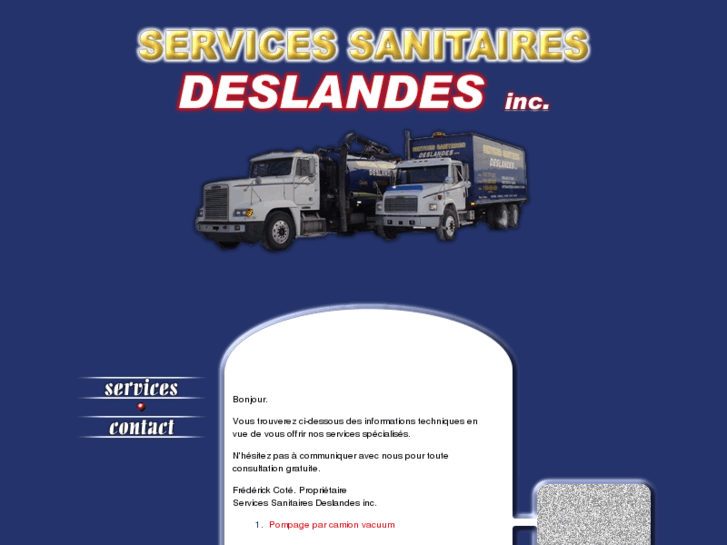 www.servicessanitairesdeslandes.com