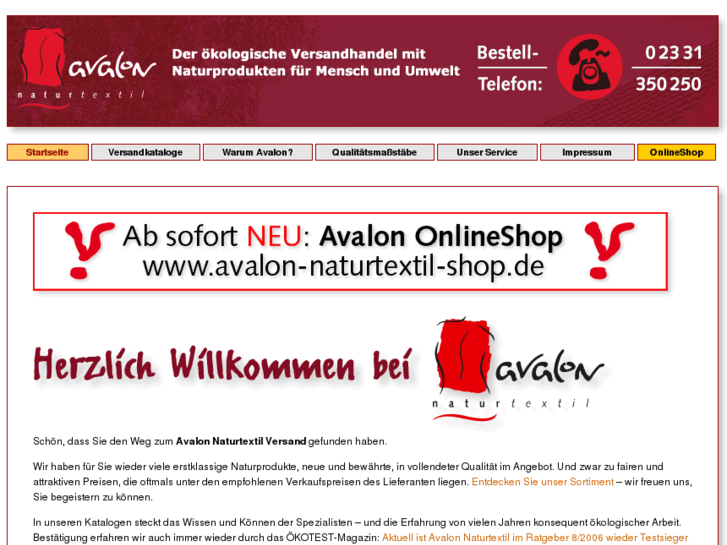 www.avalon-naturtextil.com