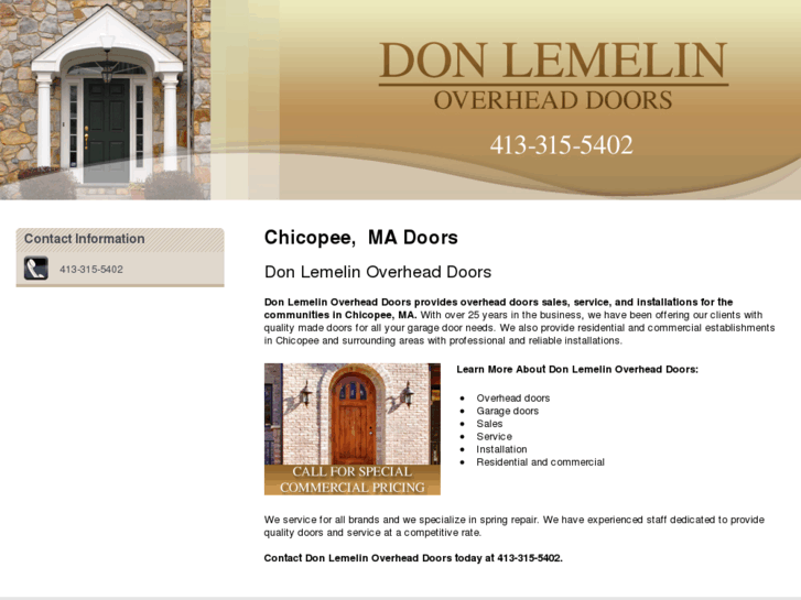 www.donlemelinoverheaddoors.com