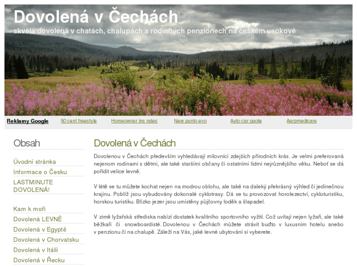 www.dovolenavcechach.info