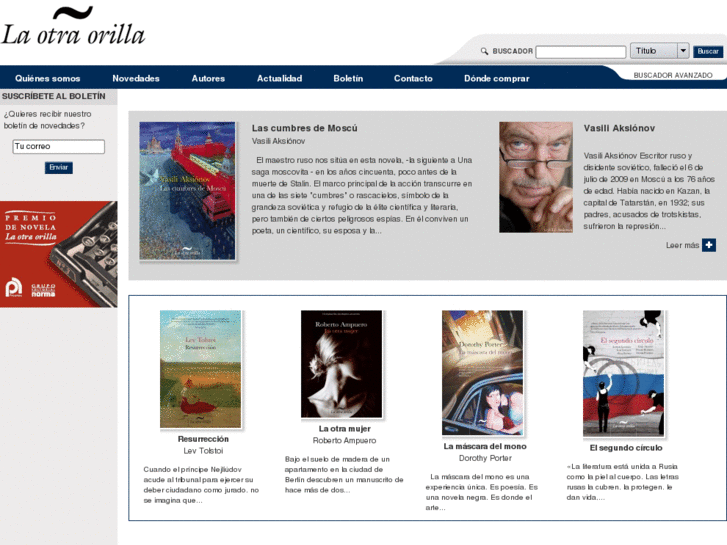 www.edicioneslaotraorilla.com.es