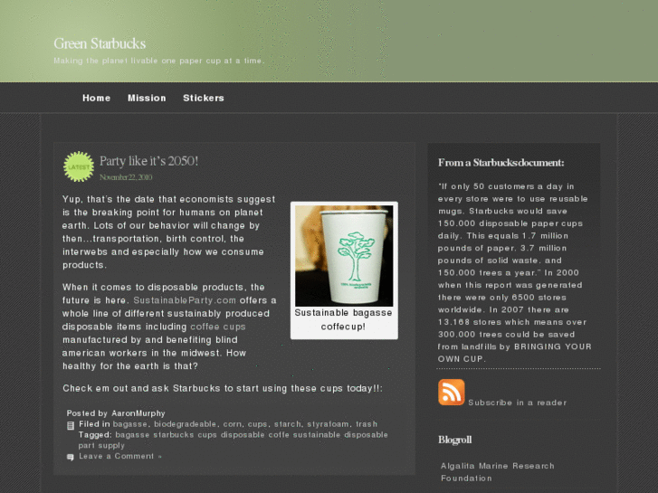 www.greenstarbucks.com